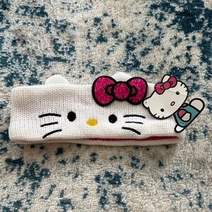 Hello Kitty Glittery Pink and White Headband NWT cute